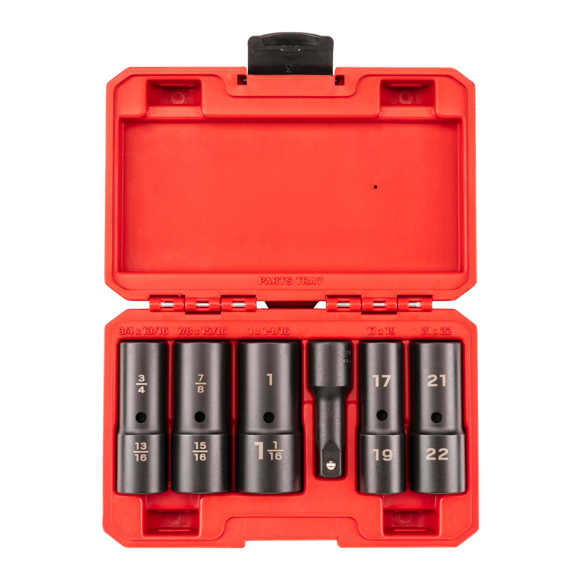 TEKTON 1/2 Inch Drive Deep Thin Wall Impact Flip Socket Set with Case (6-Piece) | SIF92400